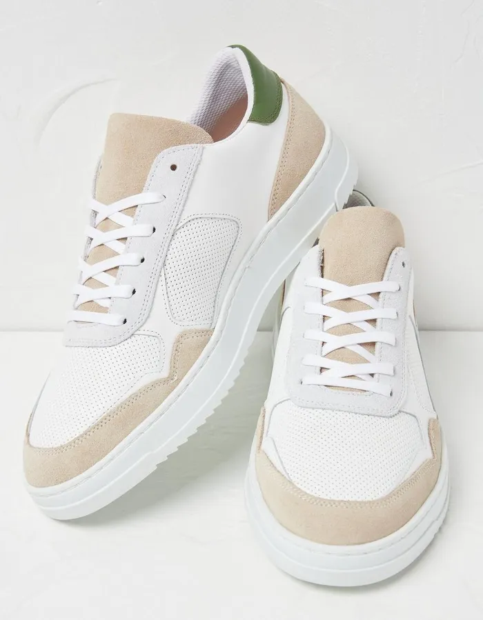 Axel Skater Trainer White Men FatFace Trainers