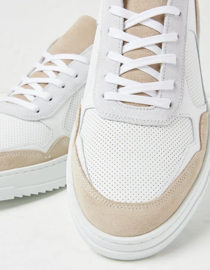 Axel Skater Trainer White Men FatFace Trainers