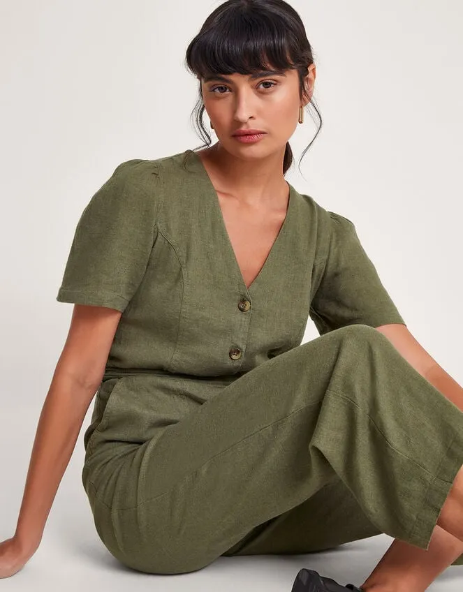 Azalea Tie Jumpsuit Green Women Monsoon Dresses