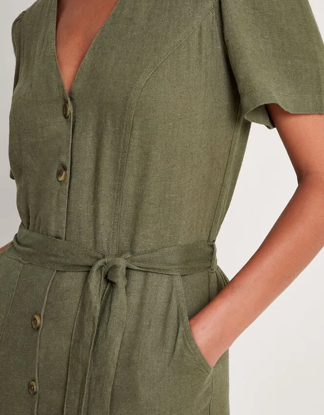 Azalea Tie Jumpsuit Green Women Monsoon Dresses