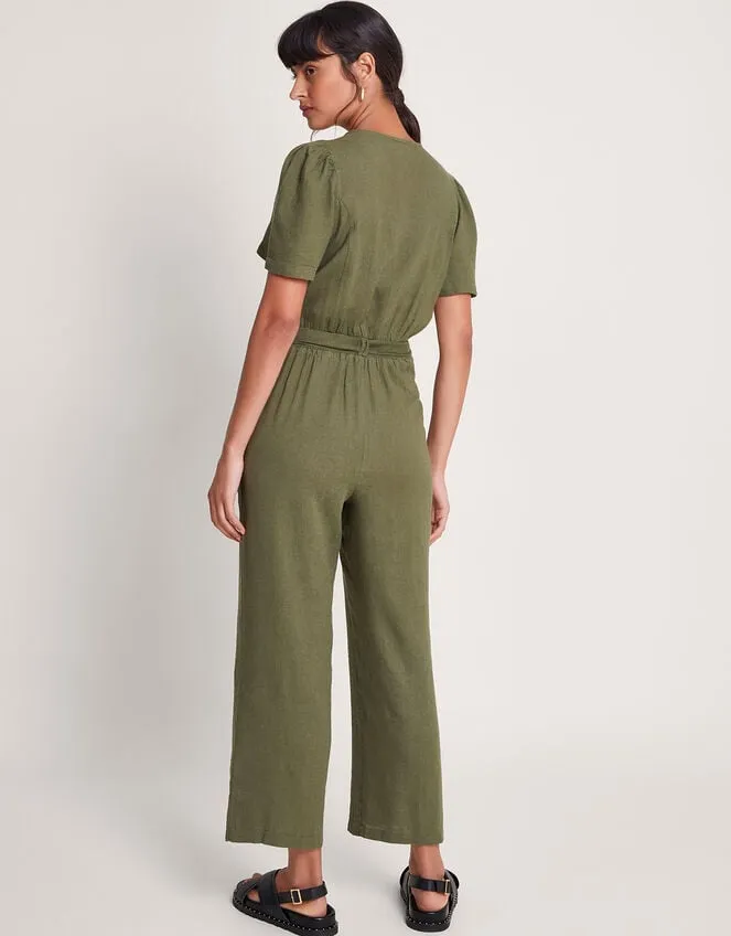 Azalea Tie Jumpsuit Green Women Monsoon Dresses