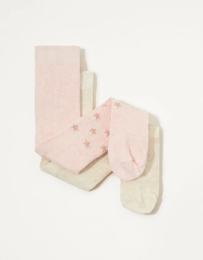 Baby Butterfly And Star Tight Twinset Multi Children Monsoon Girls039 Tights and Socks
