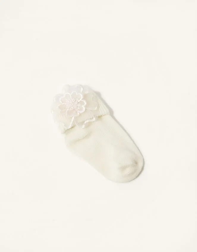 Baby Flower Socks Pink Children Monsoon Girls039 Tights and Socks