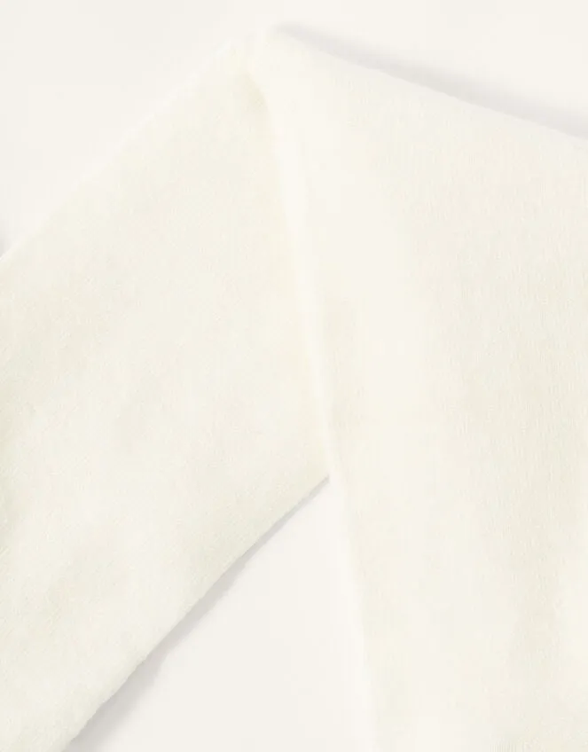 Baby Frosted Tights Ivory Children Monsoon Girls039 Tights and Socks