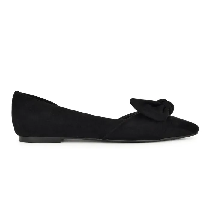 Bannie D039Orsay Flats Black Suede Women Nine West Ballets