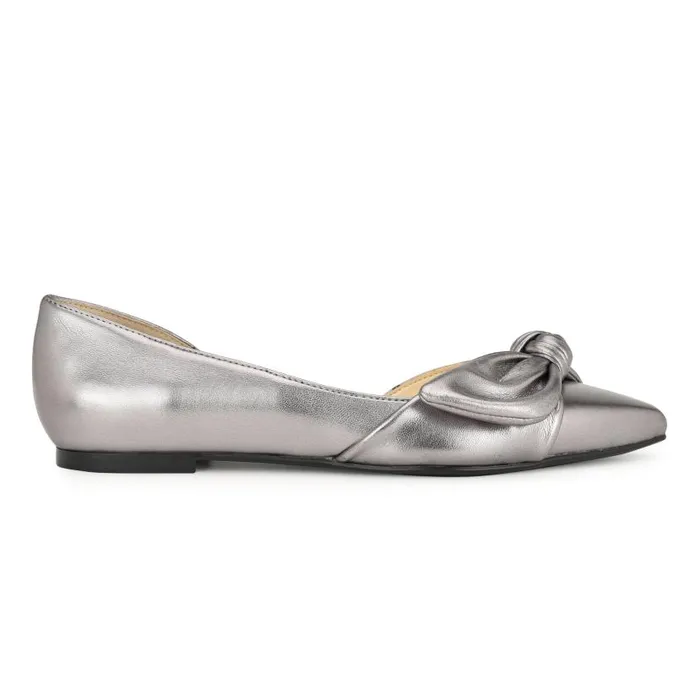 Bannie D039Orsay Flats Pewter Women Nine West Ballets