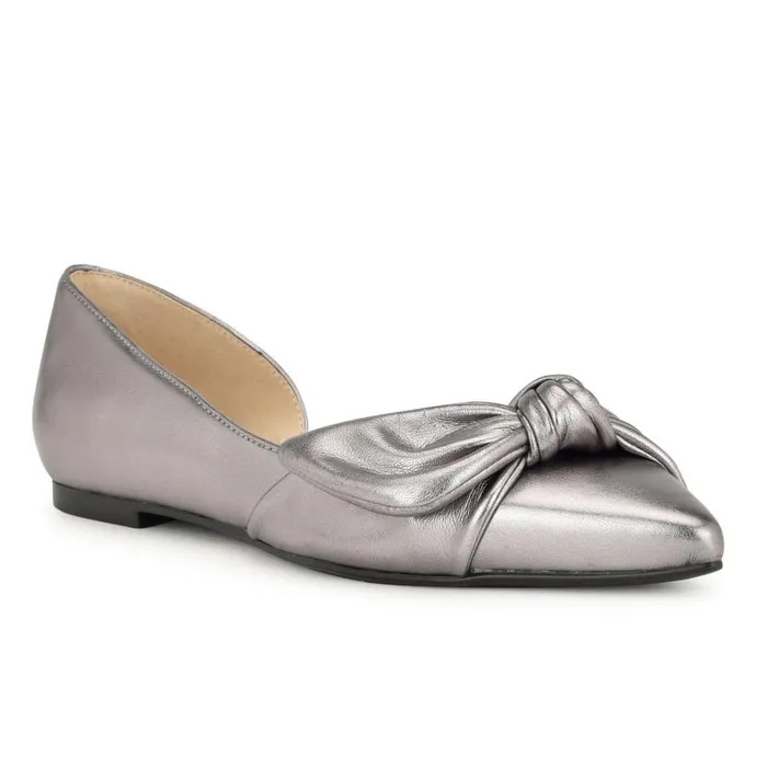 Bannie D039Orsay Flats Pewter Women Nine West Ballets