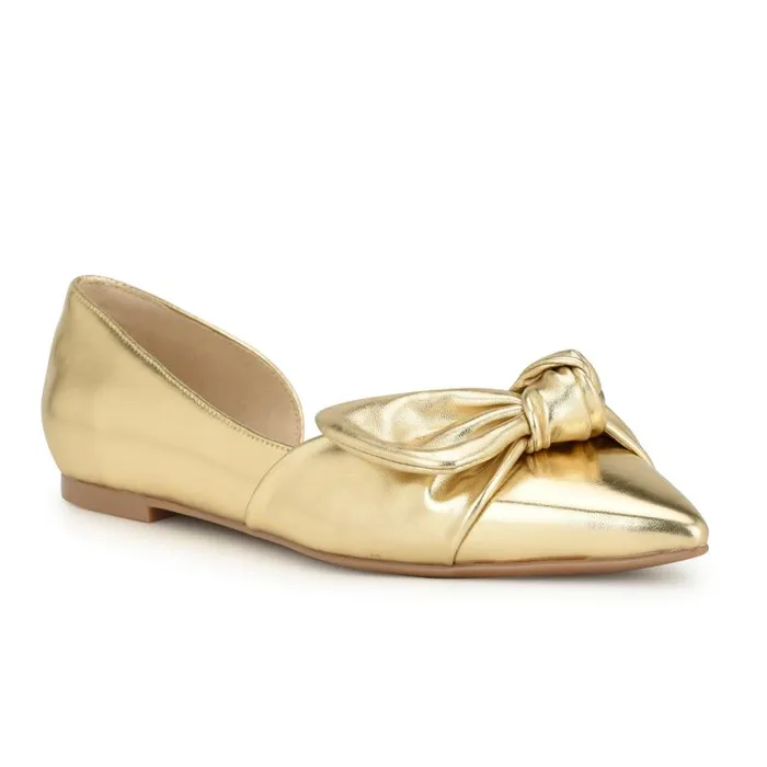 Bannie D039Orsay Flats Platino Women Nine West Ballets