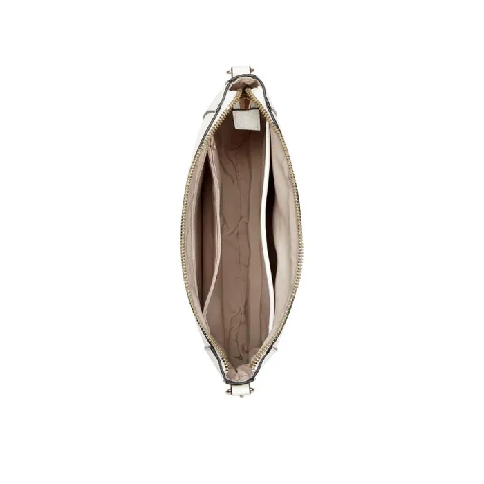 Basil Top Zip Crossbody Optic White Micro Pebble WomenMen Nine West Crossbody Basil Top Zip Crossbody Optic White Micro Pebble WomenMen Nine West Crossbody