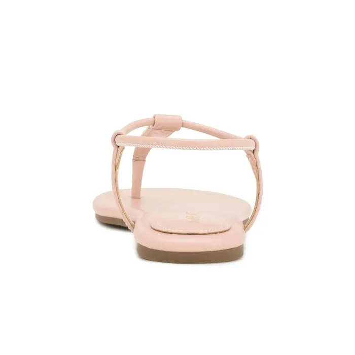 Bassie Flat Sandals Light Pink Women Nine West Sandals