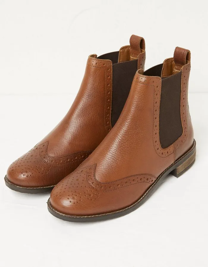 Bea Chelsea Boots Tan Women FatFace Boots