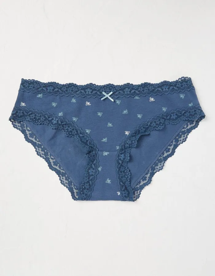 Bee Short Knickers Navy Women FatFace Socks Underwear and Tights