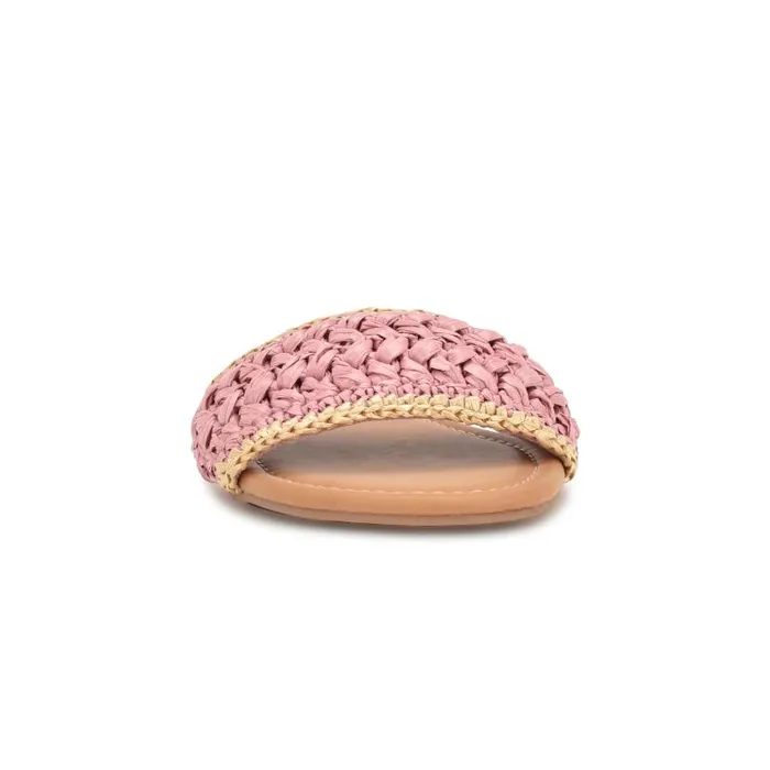 Beehiv Slide Sandals Pink Women Nine West Sandals