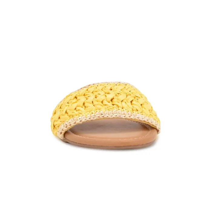 Beehiv Slide Sandals Yellow Women Nine West Sandals