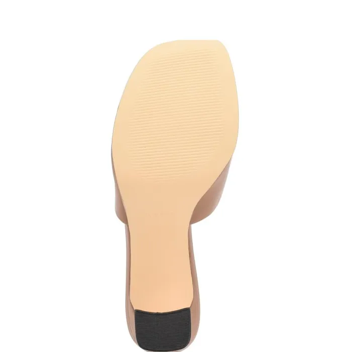 Beez Platform Sandals Medium Natural Patent Women Nine West Sandals