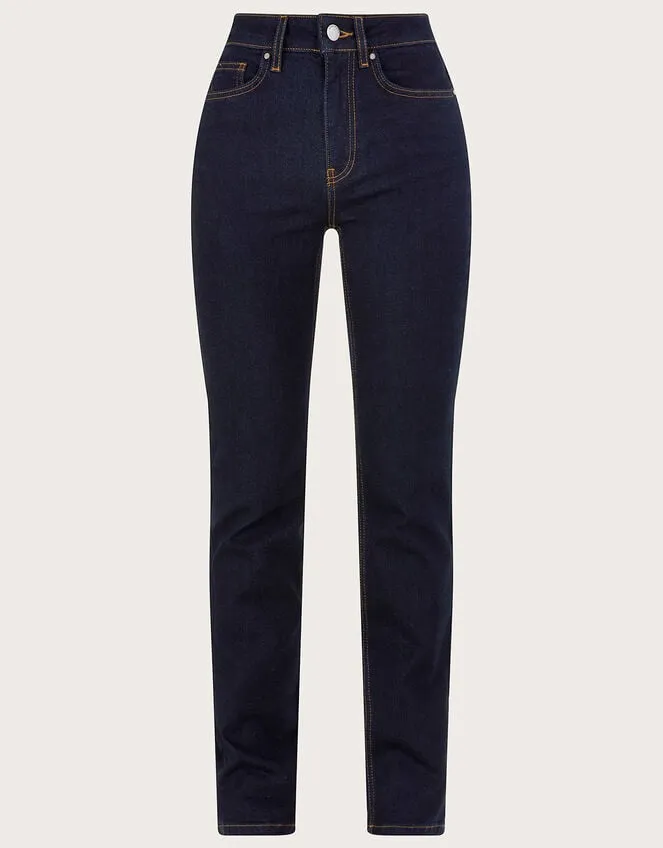Bella Straight Denim Jeans With Sustainable Cotton Blue Women Monsoon Denim