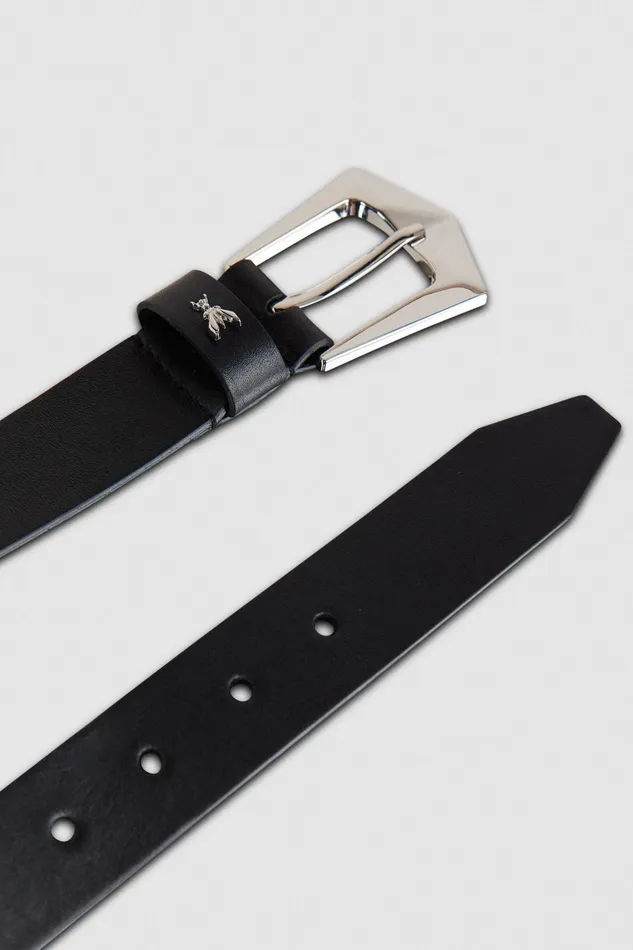 Belts Women Patrizia Pepe Leather Belt Nero