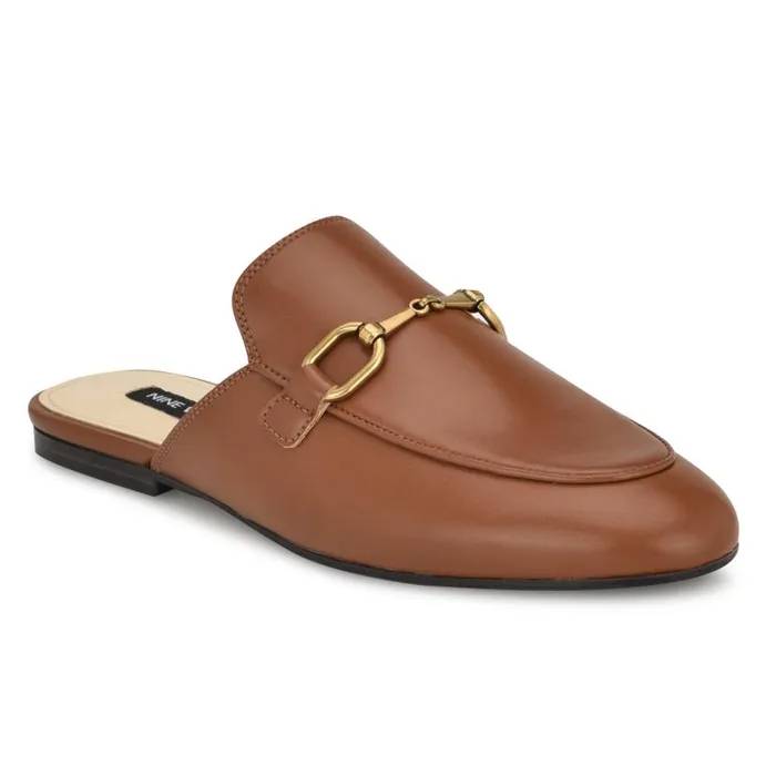 Bhalya Loafer Mules Brown Women Nine West Mules