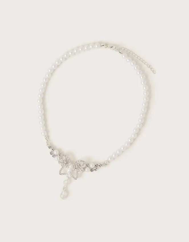 Bling Butterfly Necklace Children Monsoon Girls039 Jewellery