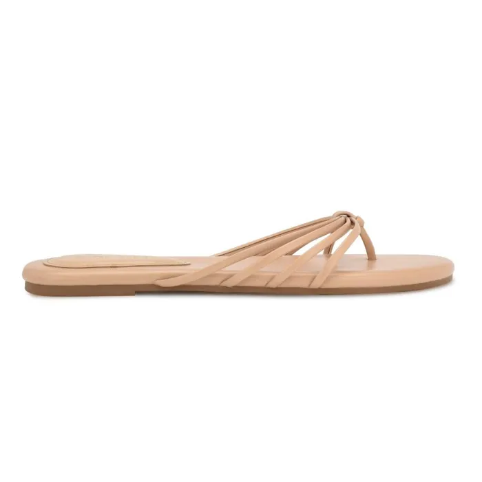 Blithe Flat Sandals Warm Blush Women Nine West Sandals
