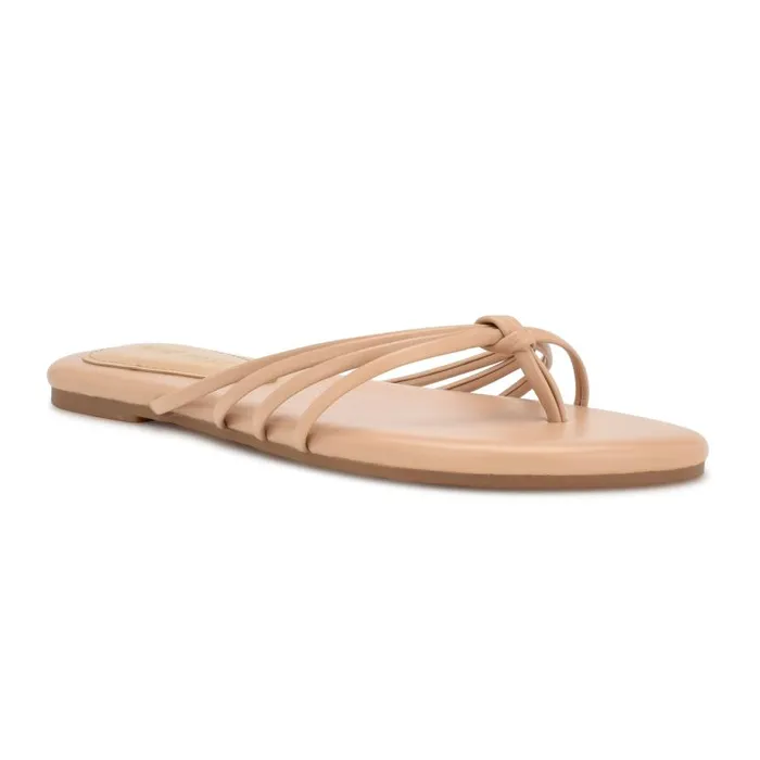 Blithe Flat Sandals Warm Blush Women Nine West Sandals