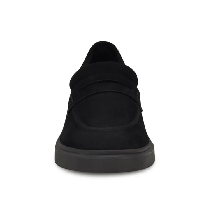 Bonet Casual Loafers Black Suede Women Nine West Flats and Loafers