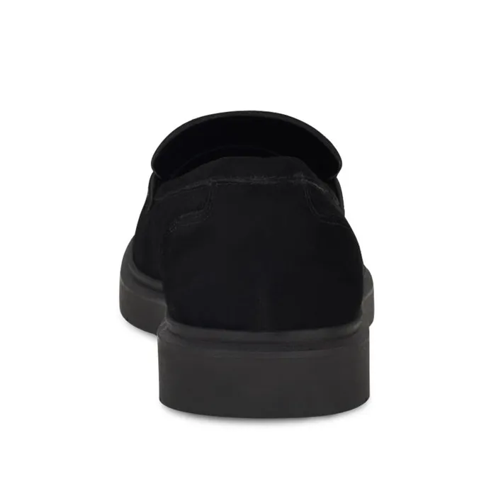 Bonet Casual Loafers Black Suede Women Nine West Flats and Loafers