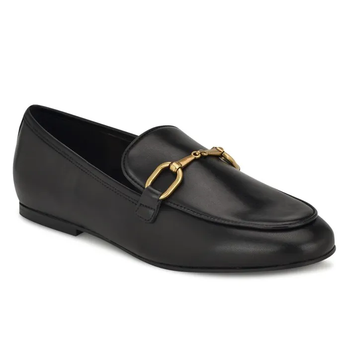 Brayci Casual Loafers Black Women Nine West Flats and Loafers