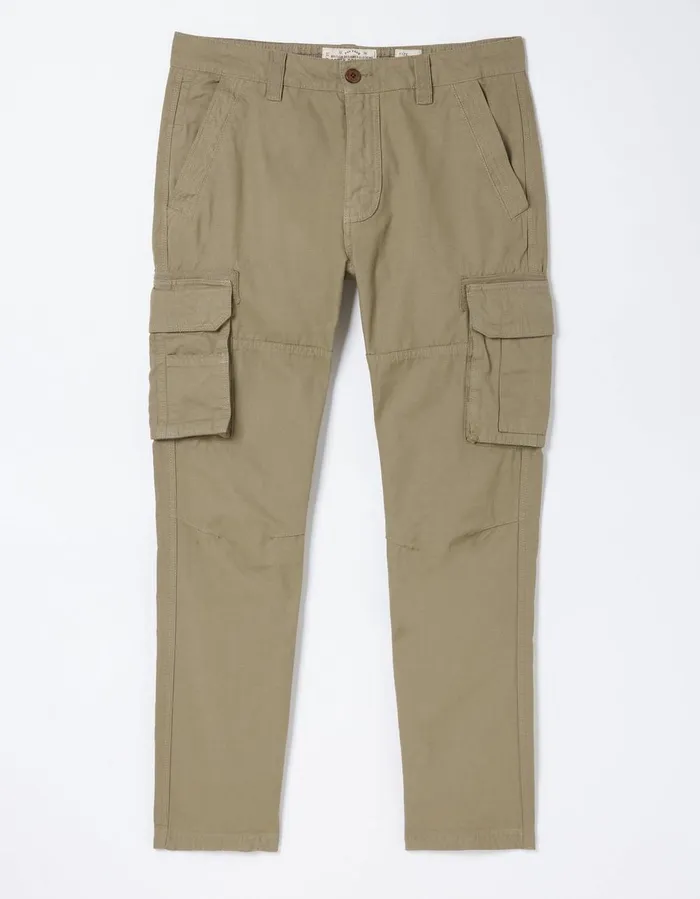 Breakyard Cargo Trousers Dark Natural Men FatFace Trousers and Chinos