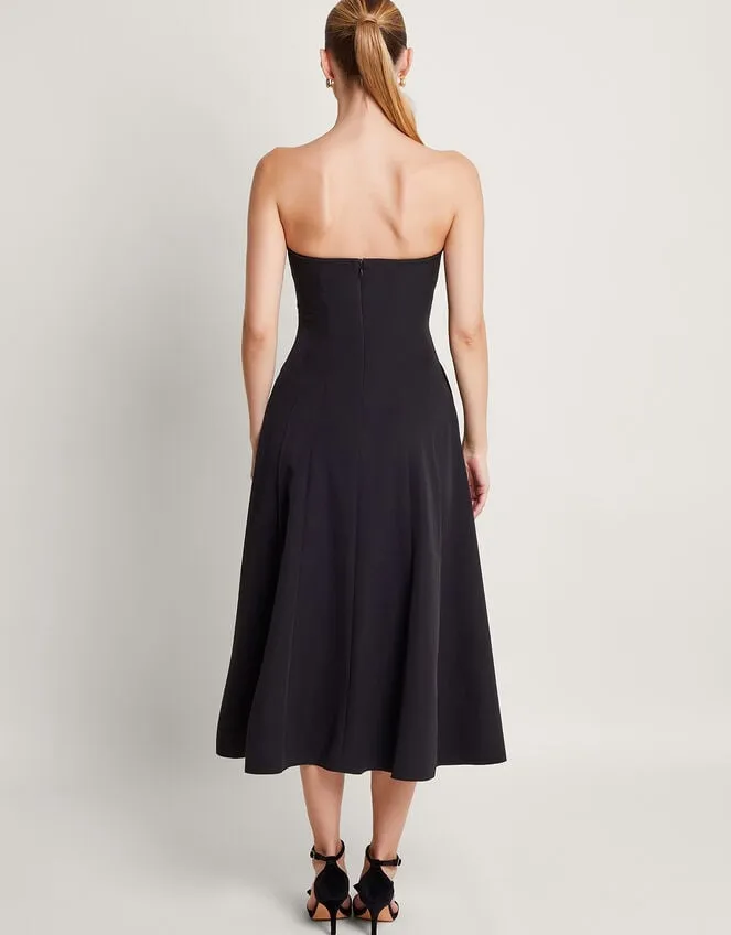Briar Bandeau Dress Black Women Monsoon Occasionwear