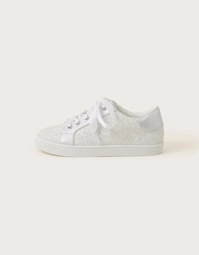 Bridesmaid Glitter Trainers Ivory Children Monsoon Girls039 Shoes and Sandals