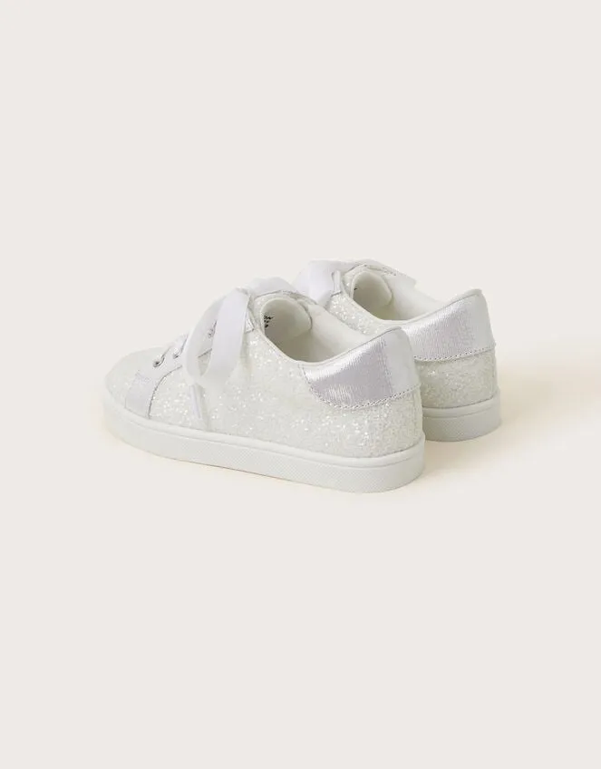 Bridesmaid Glitter Trainers Ivory Children Monsoon Girls039 Shoes and Sandals