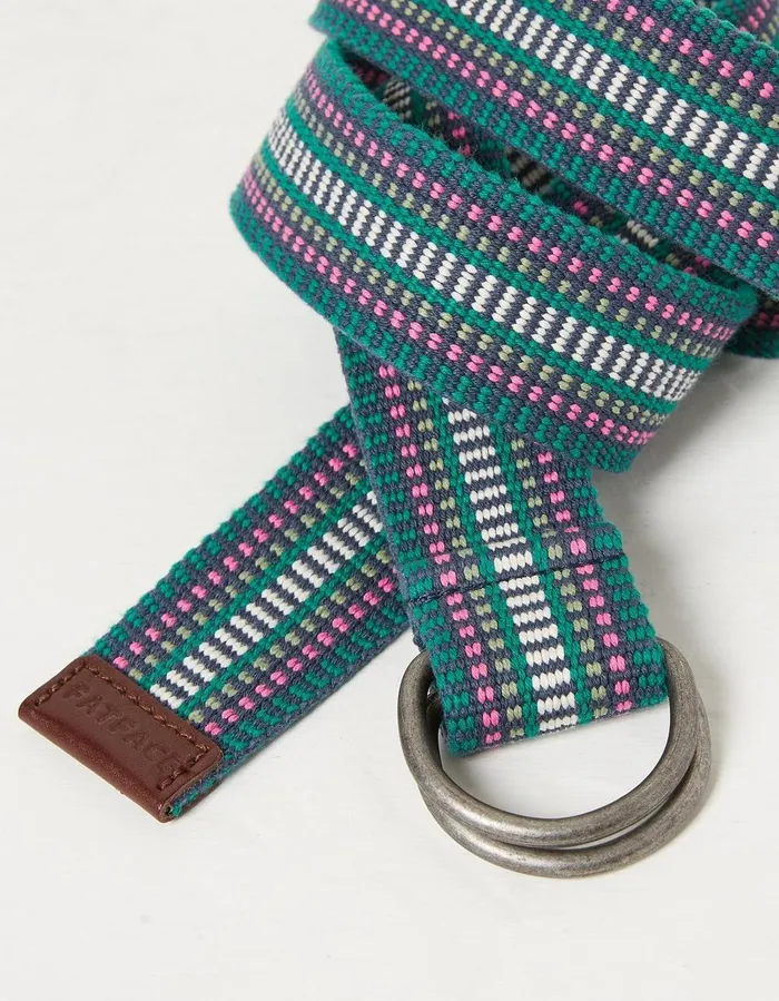 Bright Canvas Webbing Belt Multi Women FatFace Belts