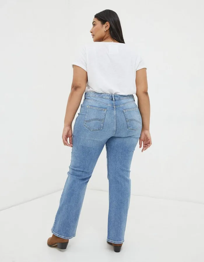 Brooke Bootcut Mid Blue Women FatFace Jeans and Dungarees