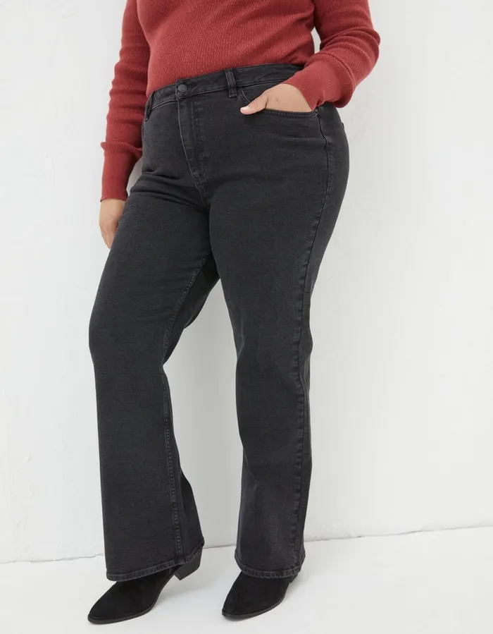 Brooke Bootcut Washed Black Women FatFace Jeans and Dungarees