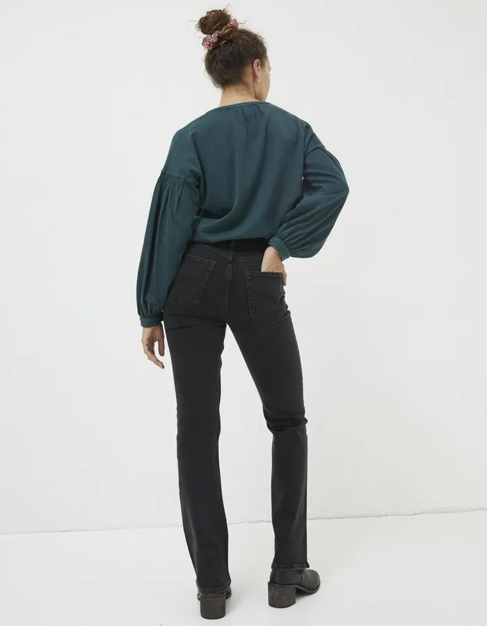 Brooke Bootcut Washed Black Women FatFace Jeans and Dungarees