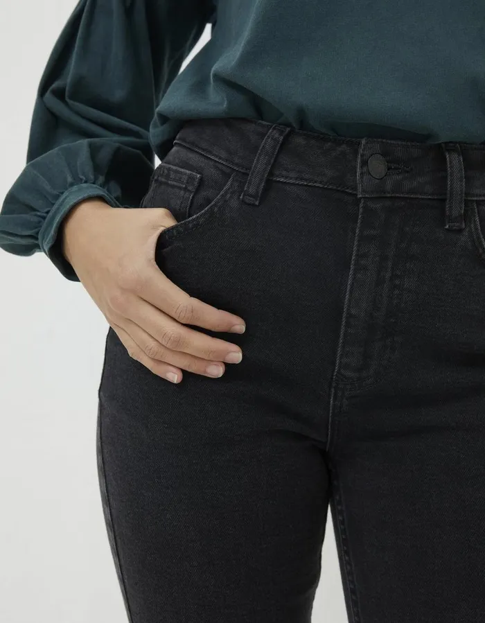 Brooke Bootcut Washed Black Women FatFace Jeans and Dungarees