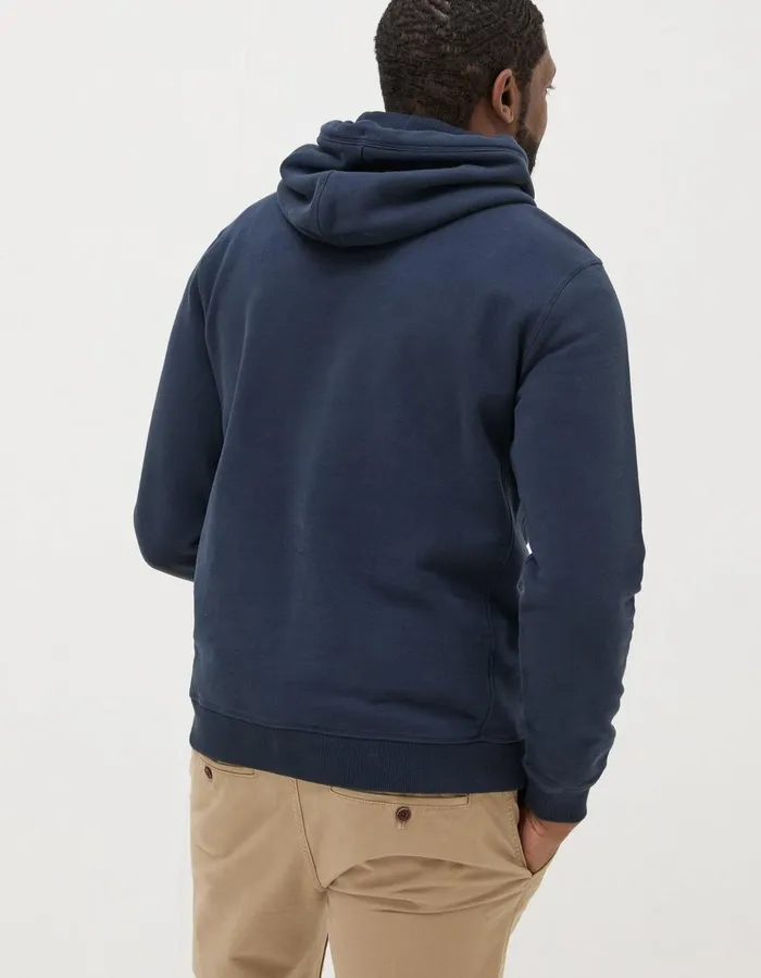 Brooke Overhead Hoodie Navy Men FatFace Sweatshirts and Hoodies