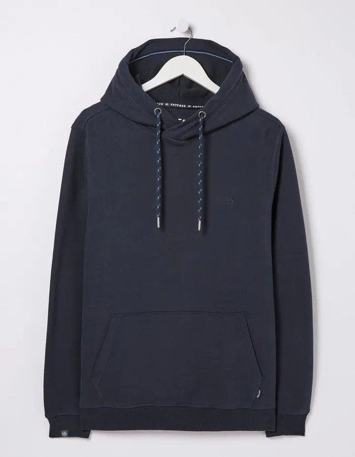Brooke Overhead Hoodie Navy Men FatFace Sweatshirts and Hoodies