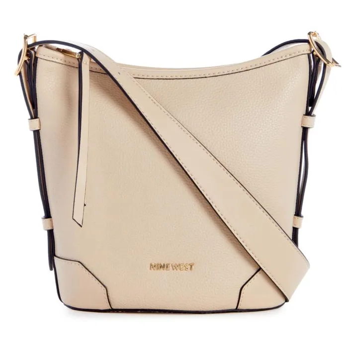 Brooklyn Crossbody Bucket Beige WomenMen Nine West New Handbags