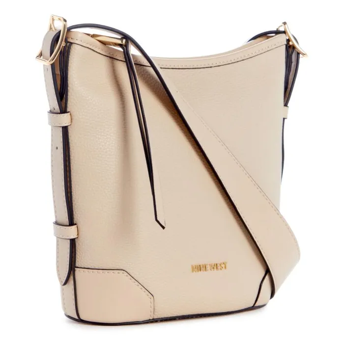 Brooklyn Crossbody Bucket Beige WomenMen Nine West New Handbags