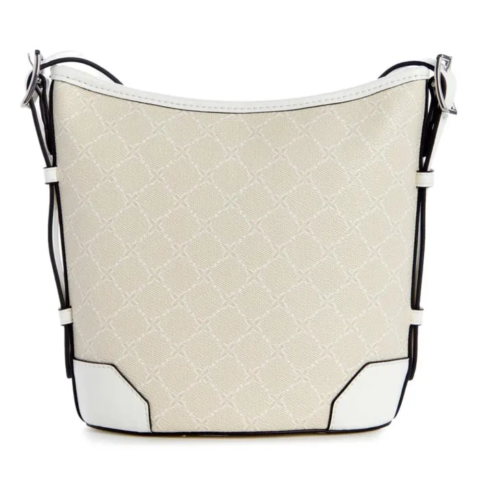 Brooklyn Crossbody Bucket Cream Logo WomenMen Nine West Crossbody