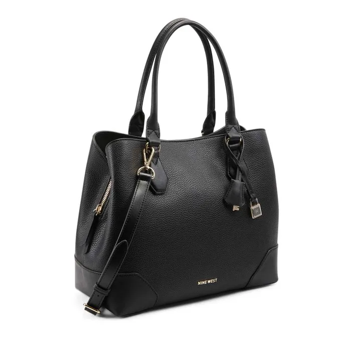 Brooklyn Jet Set Carryall Black Tumble Pebble WomenMen Nine West Satchels and Shoulder Bags Brooklyn Jet Set Carryall Black Tumble Pebble WomenMen Nine West Satchels and Shoulder Bags
