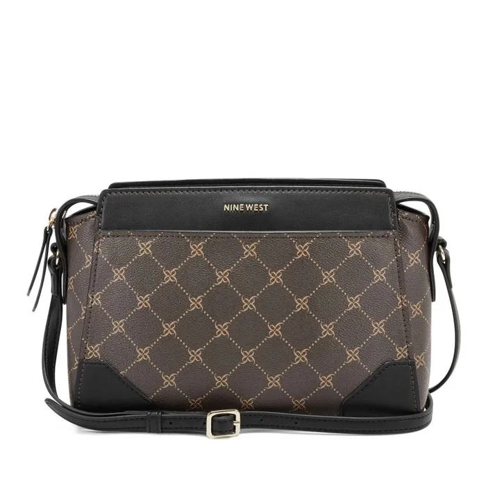 Brooklyn Jet Set Crossbody Brownblack WomenMen Nine West Crossbody