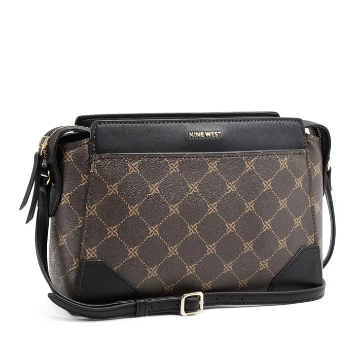 Brooklyn Jet Set Crossbody Brownblack WomenMen Nine West Crossbody
