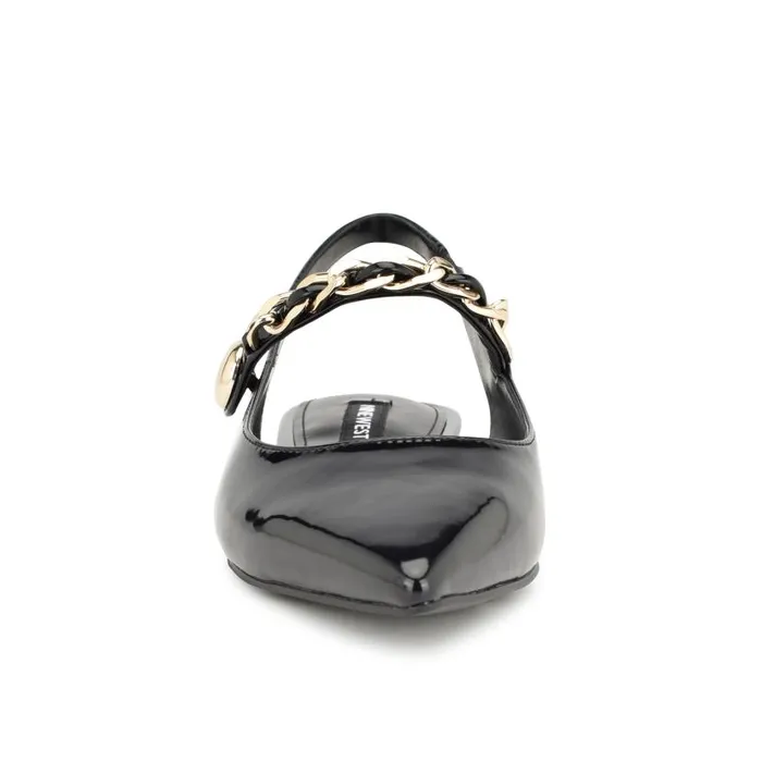 Brulia Dress Flats Black Women Nine West Flats and Loafers