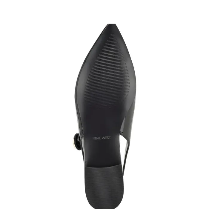 Brulia Dress Flats Black Women Nine West Flats and Loafers