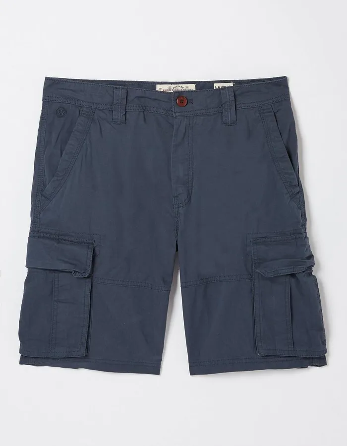 Bude Lightweight Cargo Shorts Navy Men FatFace Shorts