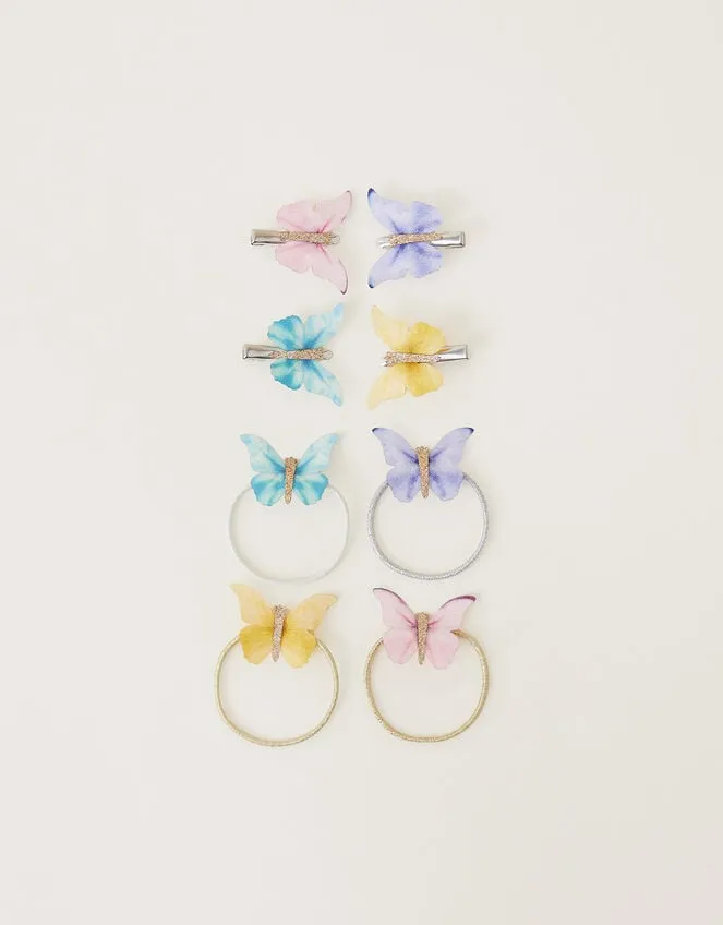 Butterfly Hair Set 8 Pack Children Monsoon Girls039 Hair Accessories