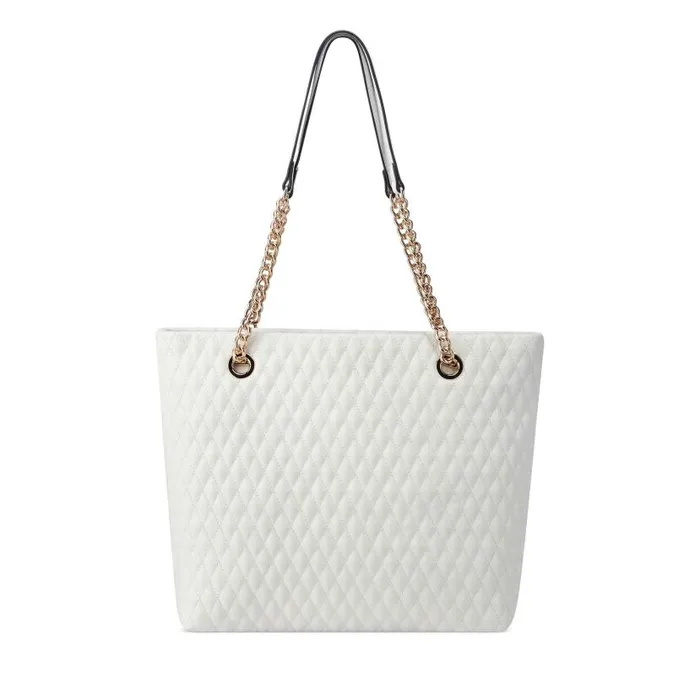 Caelia Tote Optic White WomenMen Nine West Totes and Backpacks